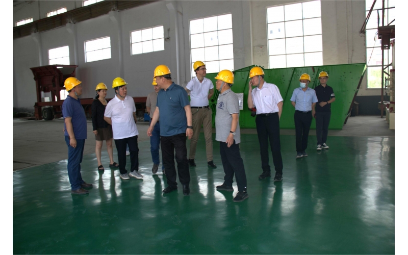 欧盟工业研究和能源委员会专家代表一行考察河南少林重机
